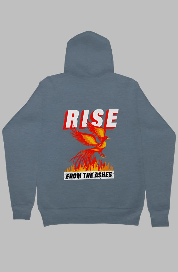 RISE FROM THE ASHES Upward & Onward Gym Hoodie