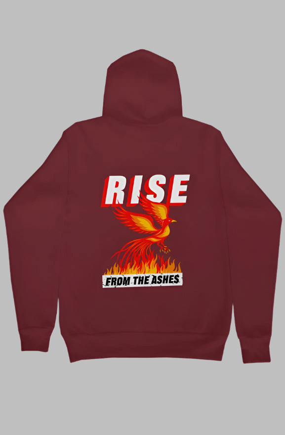 RISE FROM THE ASHES Upward & Onward Gym Hoodie
