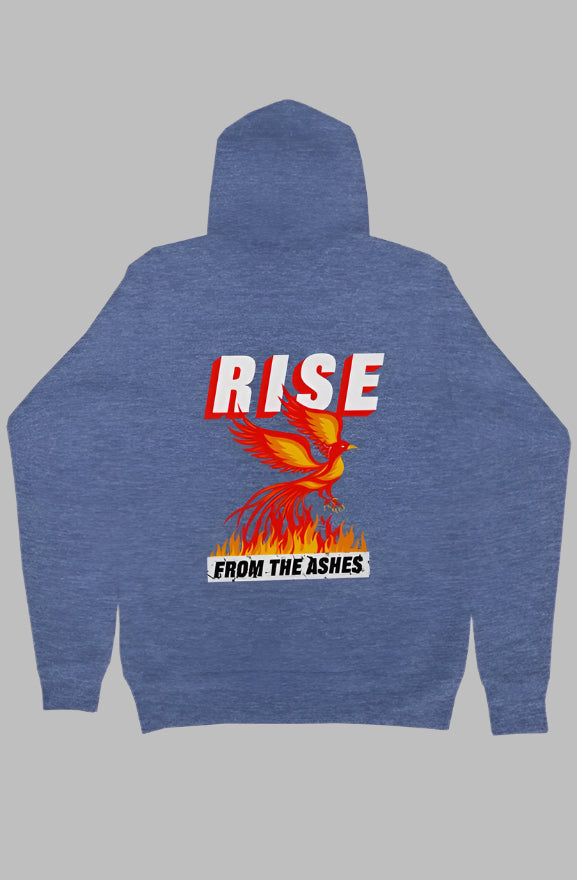 RISE FROM THE ASHES Upward & Onward Gym Hoodie