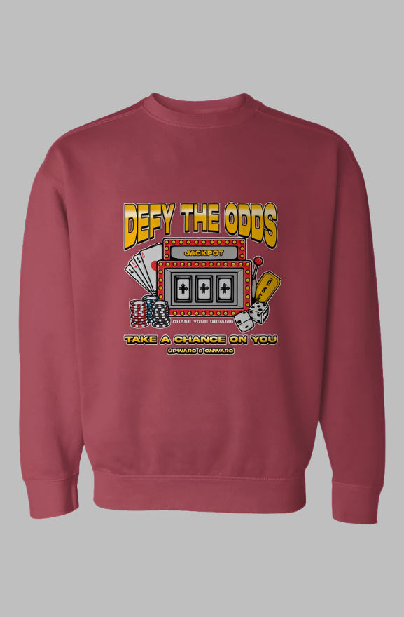 DEFY THE ODDS Upward & Onward Gym Sweatshirt