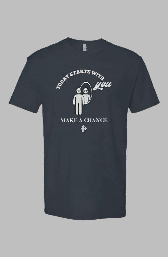 MAKE A CHANGE Upward & Onward Gym Shirt