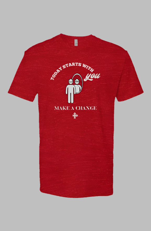 MAKE A CHANGE Upward & Onward Gym Shirt