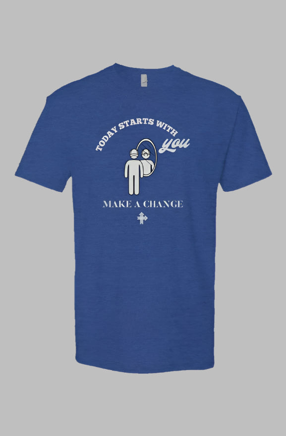 MAKE A CHANGE Upward & Onward Gym Shirt