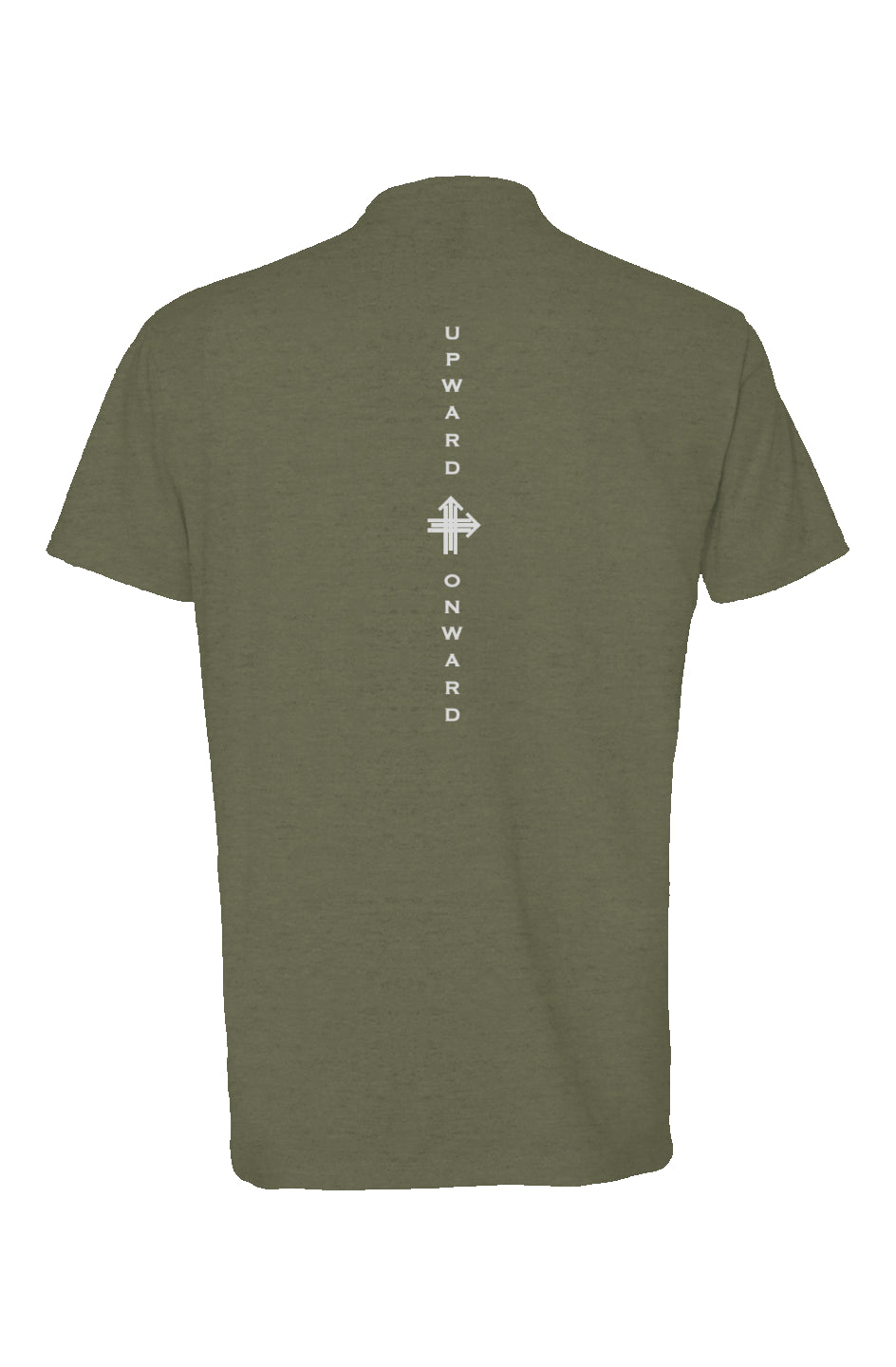 WEIGHT OF THE WORLD Upward & Onward Motivational Gym Shirt
