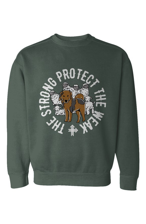 STRONG PROTECT THE WEAK Upward & Onward Sweatshirt