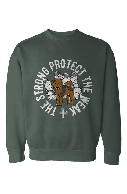 STRONG PROTECT THE WEAK Upward & Onward Sweatshirt