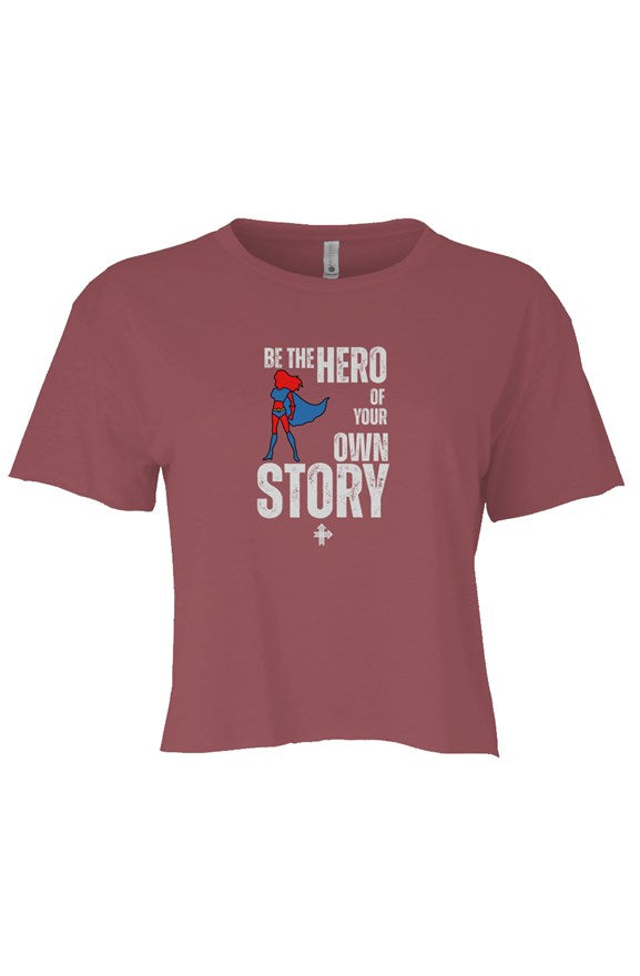 BE THE HERO Upward & Onward Women's Gym Crop