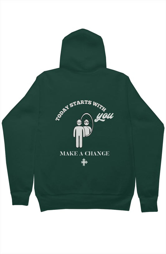 MAKE A CHANGE Upward & Onward Gym Hoodie