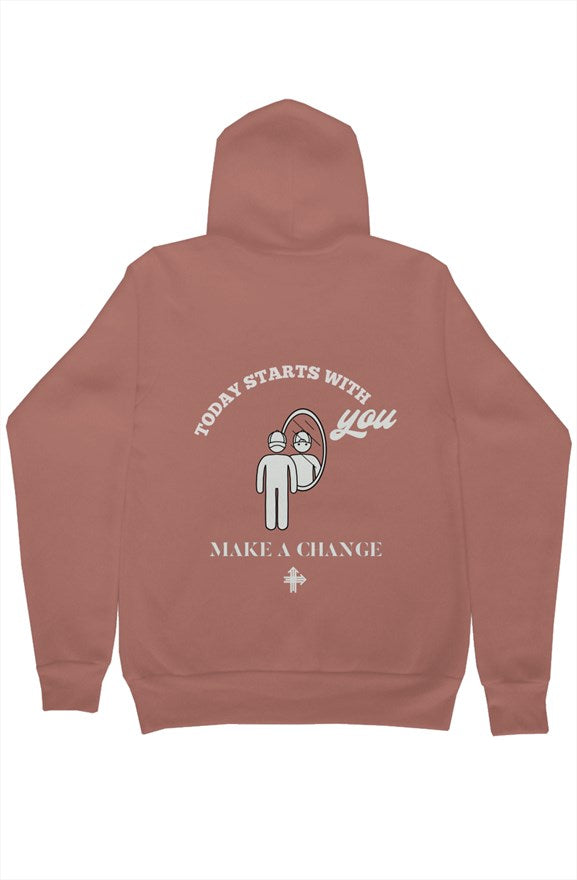 MAKE A CHANGE Upward & Onward Gym Hoodie 