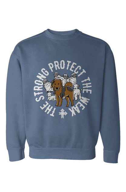 THE STRONG PROTECT THE WEAK Upward & Onward Sweatshirt 