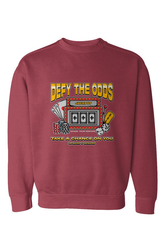 DEFY THE ODDS Upward & Onward Gym Sweatshirt