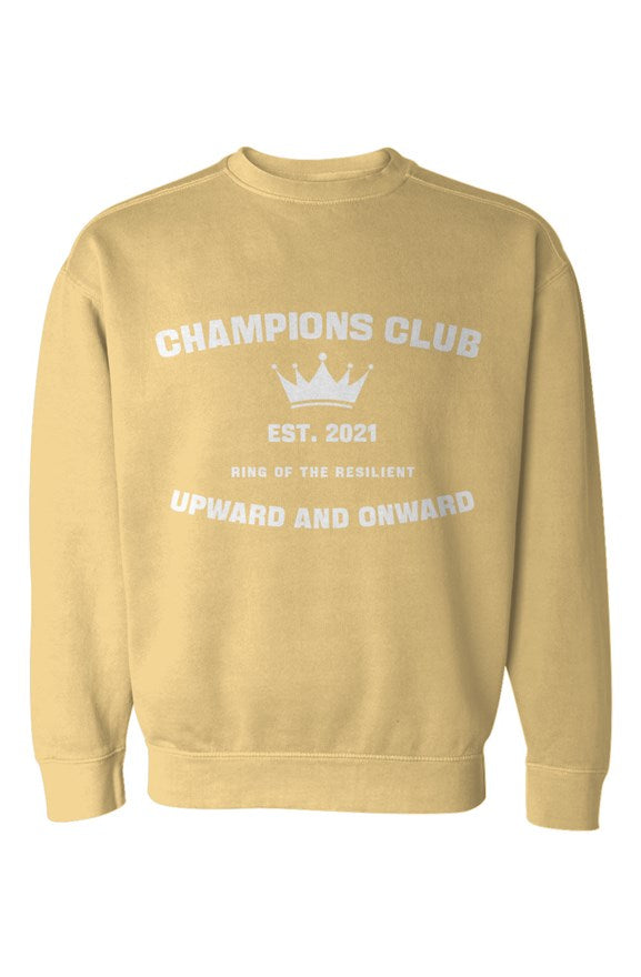 CHAMPIONS CLUB Upward & Onward Gym Sweatshirt