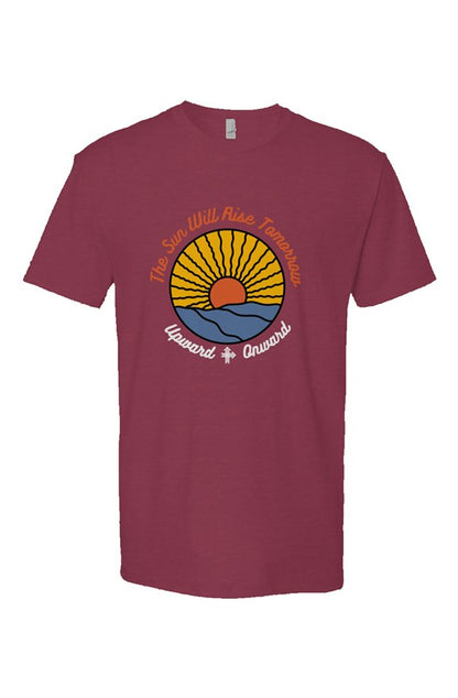 THE SUN WILL RISE TOMORROW Upward & Onward Gym Shirt