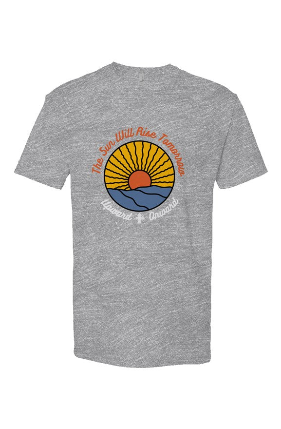 THE SUN WILL RISE TOMORROW Upward & Onward Gym Shirt