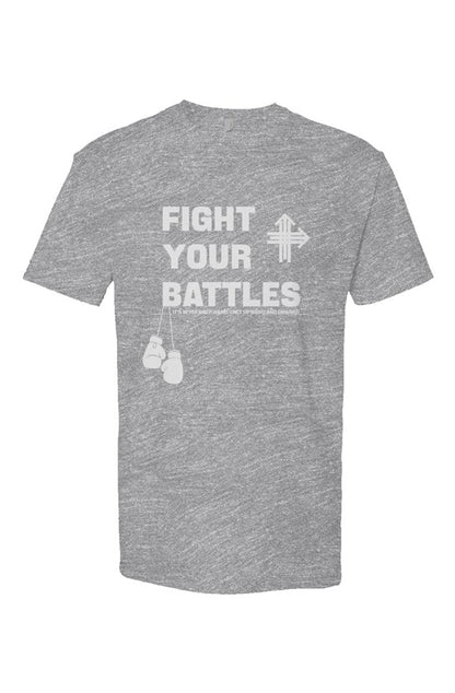 FIGHT YOUR BATTLES Upward & Onward Gym Shirt