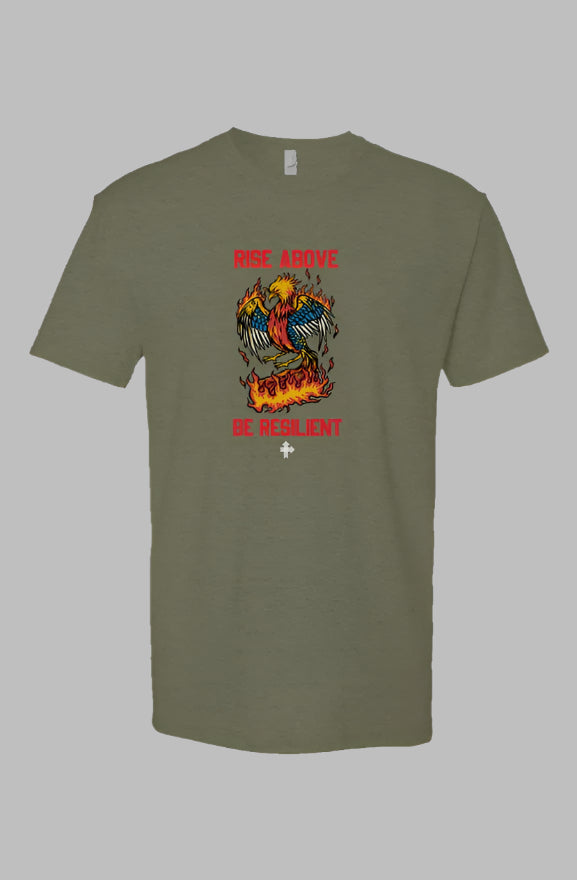 RISE ABOVE Upward & Onward Gym Shirt