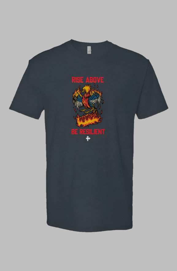 RISE ABOVE Upward & Onward Gym Shirt