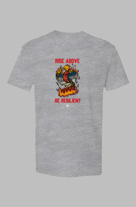 RISE ABOVE Upward & Onward Gym Shirt