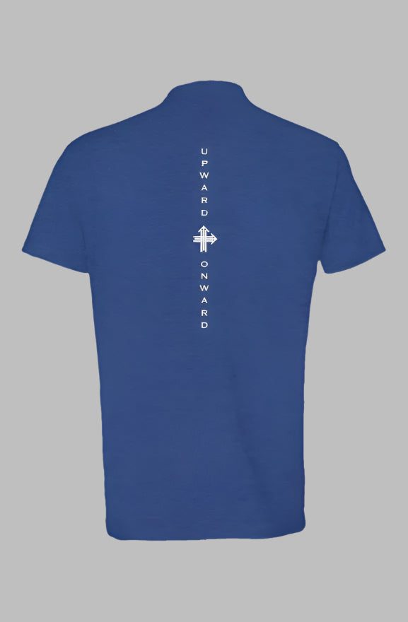 NEVER BACK Upward & Onward Gym Shirt