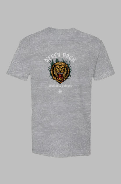 NEVER BACK Upward & Onward Gym Shirt
