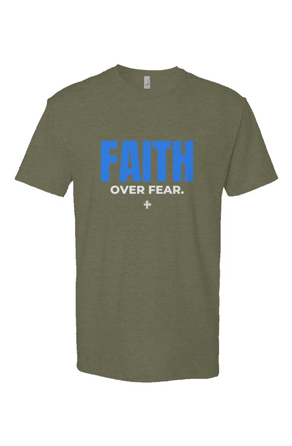 FAITH OVER FEAR Upward & Onward Statement Shirt