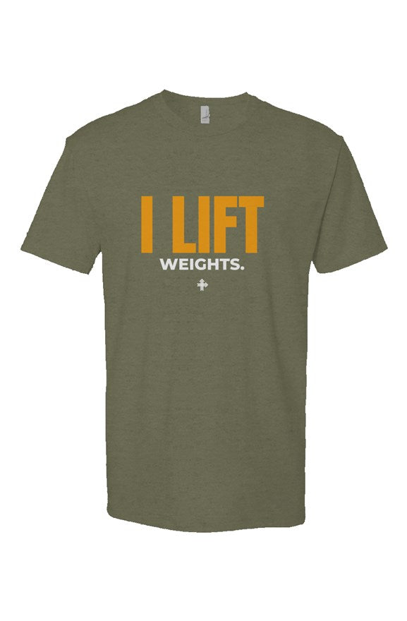 I LIFT WEIGHTS Upward & Onward Statement Shirt