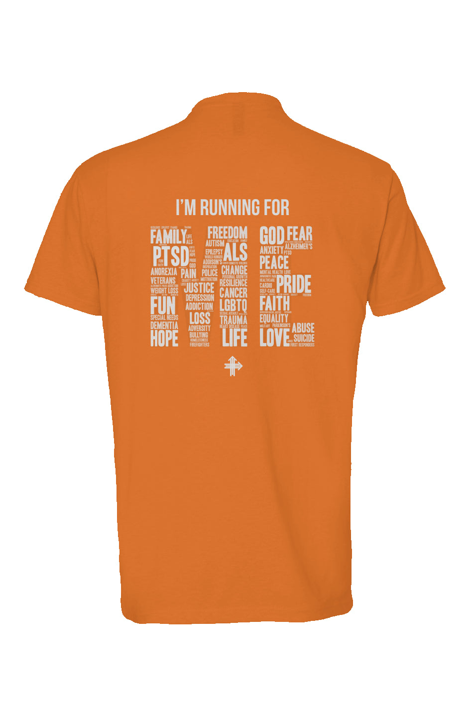 RUNNING FOR ME Upward & Onward Motivational Shirt