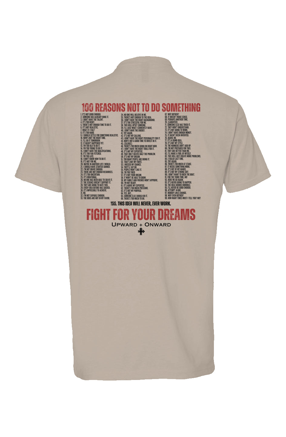 FIGHT FOR YOUR DREAMS Upward & Onward Shirt