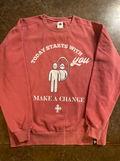 MAKE A CHANGE Upward & Onward Sweatshirt