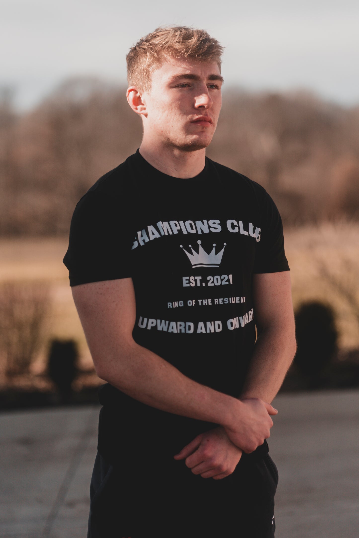 CHAMPIONS CLUB  Gym Shirt