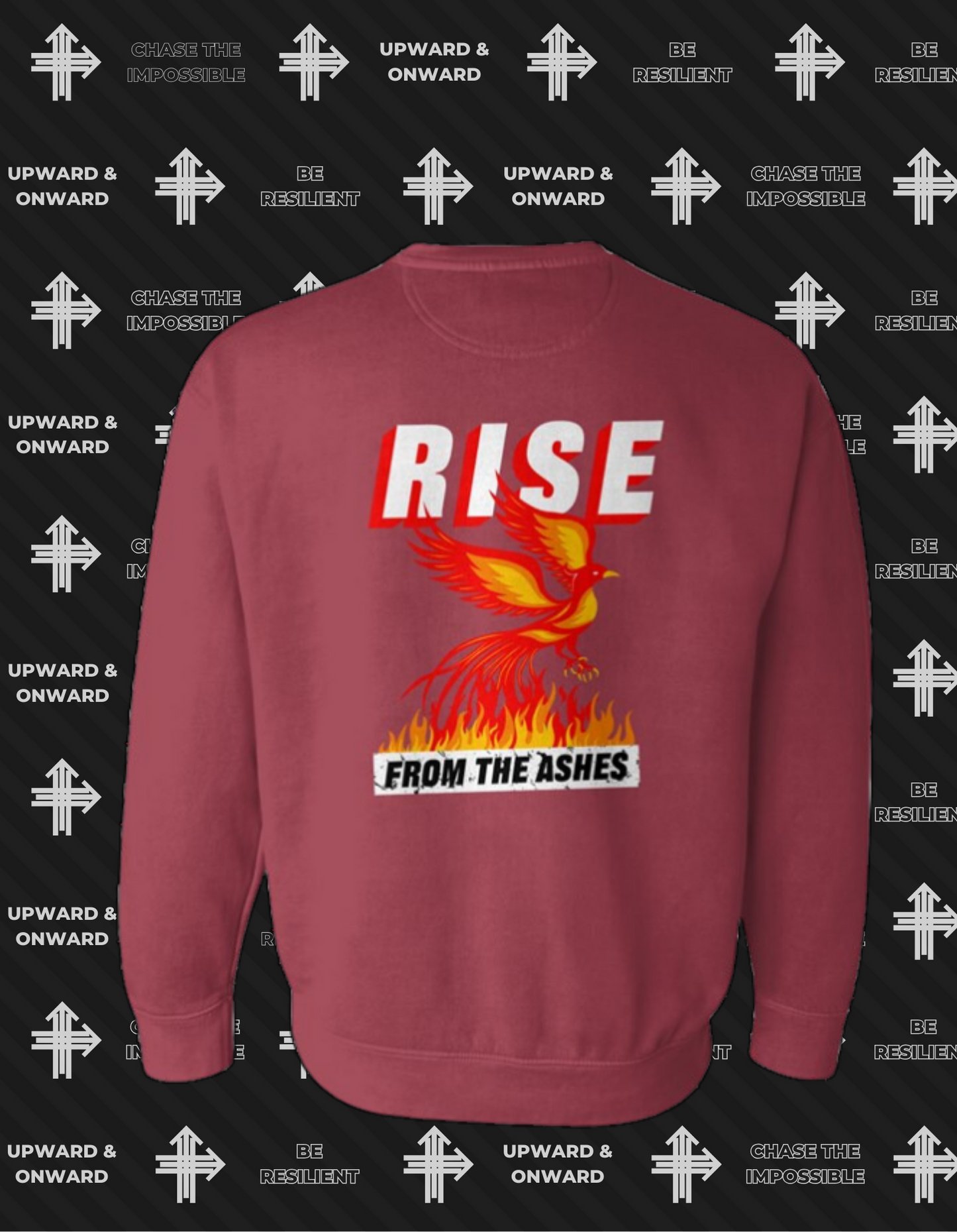 RISE FROM THE ASHES Upward & Onward Sweatshirt